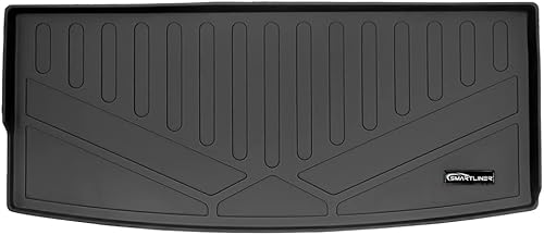 Miniatura 3 de SMARTLINER Forro de carga negro de ajuste personalizado detrás de los asientos de la tercera fila compatible con Cadillac Escalade 2021-2023