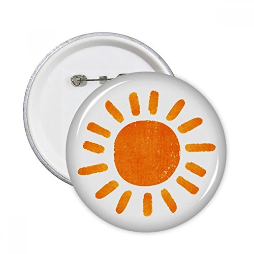 Pins Bouton Badge motif peinture soleil un cadeau original pour amateurs de mode créative