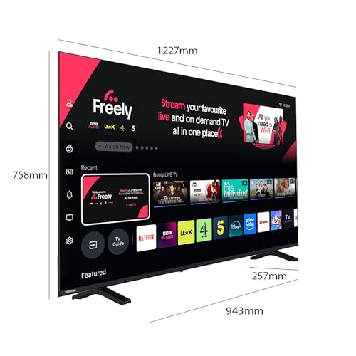 Toshiba 43”UV1563DB 4K Smart Vidaa Tv, Ultra Hd,Dolby Vision, HDR10, Freely, Disney+, Prime Video, Netflix, Dolby Audio Processing, Works With Alexa, Works With Google Assistant, Vidaa Voice 2025 - 3