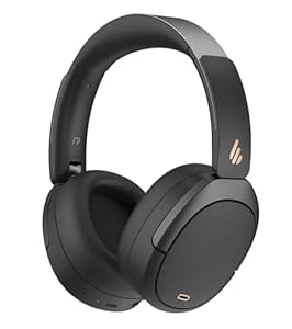 Casque Audio Over-Ear Édifier W80 - Réduction de Bruit ANC, Son Haute-Fidélité, Autonomie 65h