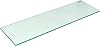 Tempered Glass Display Shelf 1000 x 300 x 10mm | Extra-Thick Toughened Panel with Rounded Corners | Heavy-Duty Floating Wall Shelf