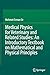 Medical Physics for Veterinary and Related Studies: An Introductory Textbook on Mathematical and Physical Principles