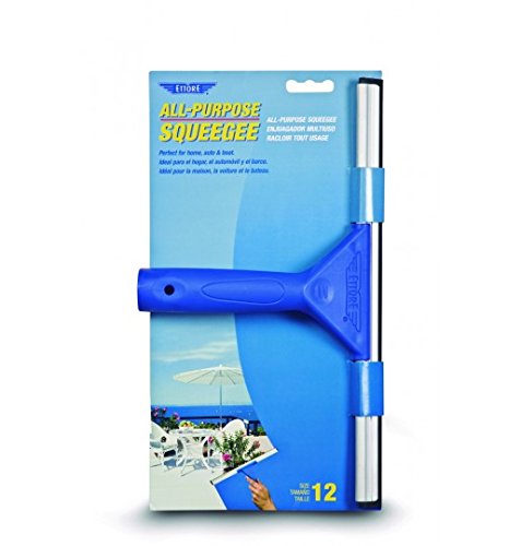 Ettore 17012 All-Purpose Squeegee, 12-Inch, Blue