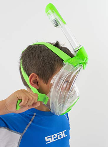 SEAC Magica Máscara de Snorkel Full Face cómoda para caras pequeñas miniatura 5