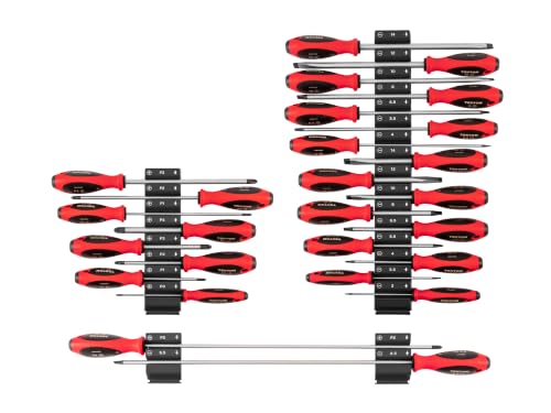 Image of TEKTON Phillips and Slotted Screwdriver Set 26-Piece | DWZ90109