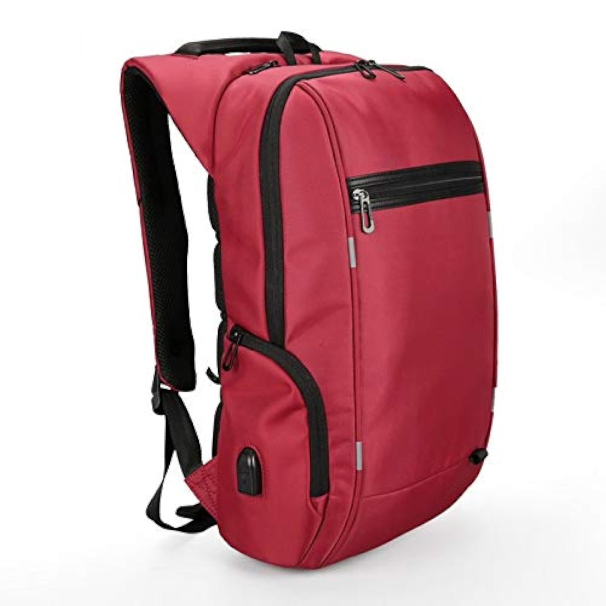 Gray USB Charging Business Computer Backpack