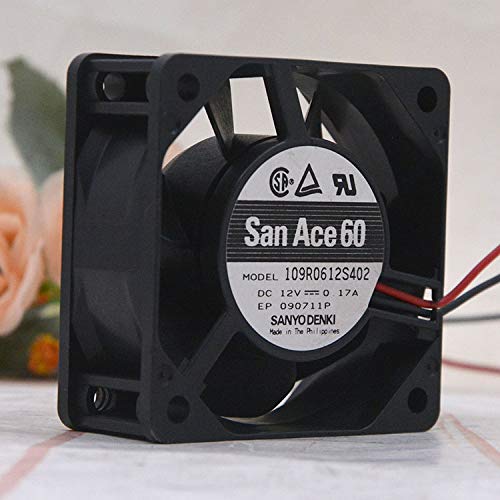 6cm for Sanyo 6025 12V 0.17A 109R0612S402 Laser Engraving Power Fan