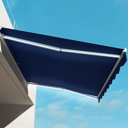 Toldo de patio de repuesto de 2x1,5 m en poliéster con protección UV para terraza 7