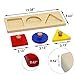Elite Montessori Single/Multiple Shape Puzzles Jumbo Knob Preschool Toddler Learning Material (Multiple Shape Puzzles)