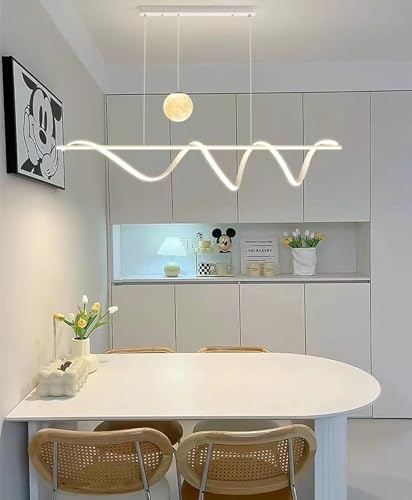 Lampe suspendue LED réglable pour table à manger moderne - 5