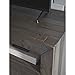 Signature Design by Ashley Mayflyn Large TV Stand with Fireplace Option Charcoal