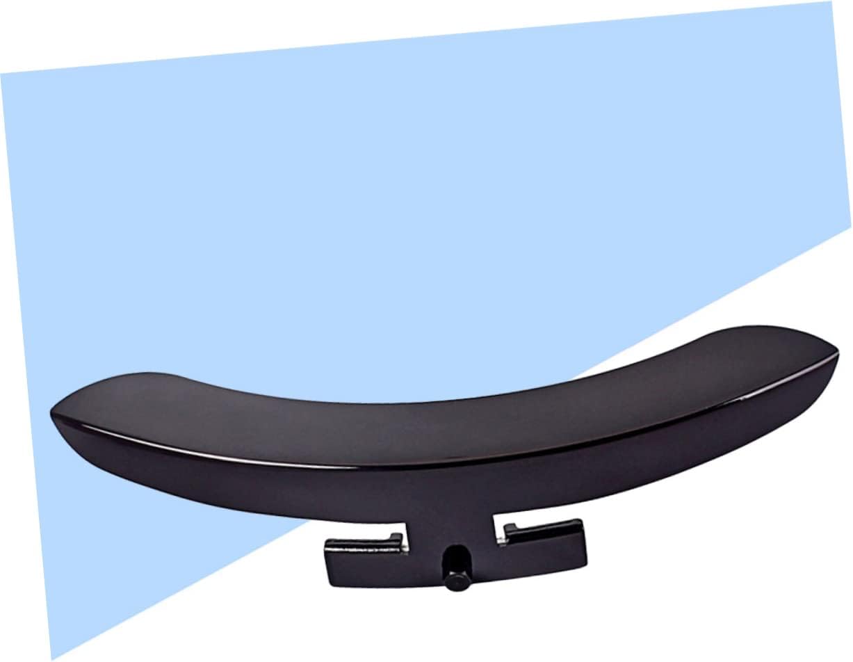 Hemoton 3pcs Zinc Alloy Banjo Armrest Replacement Single Mirror Finish Black Banjo Protector Accessory and Instrument Restoration