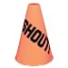 Amscan Sports Party Noisemakers Plastic Megaphones (1 Piece), Orange, 8.2 x 5.7"