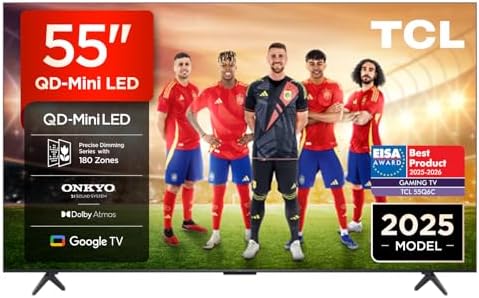TCL 55Q6C, 55'' QD-Mini LED TV, 4K HDR Premium 1000nits, Powered ...