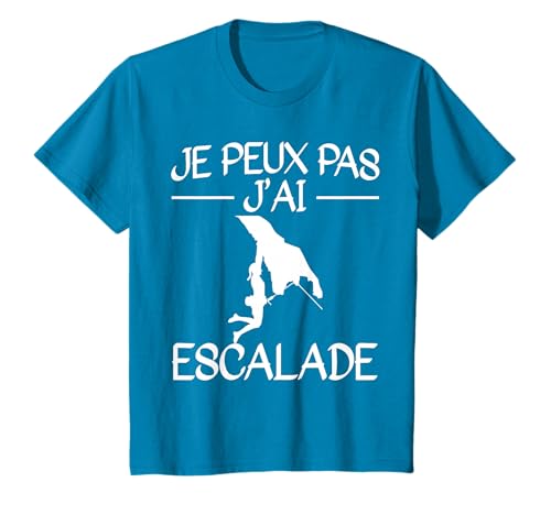 Je Peux Pas J'Ai Escalade Humour Bloc Cadeau Grimpeur T-Shirt