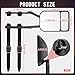 Towing Mirrors, Mirror Extensions For Towing, Mirror 360 Degree Rotation, Adjustable Dual View Tow Mirrors for Vehicle Car Truck Trailer Auto Caravan, 2PCS