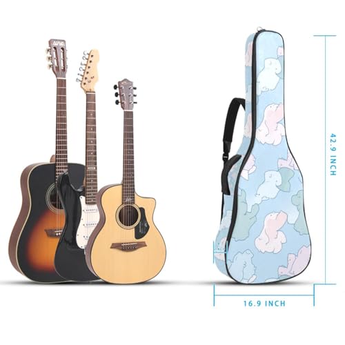 Housse guitare acoustique imperméable à poches multiples pour transport sécurisé - 5