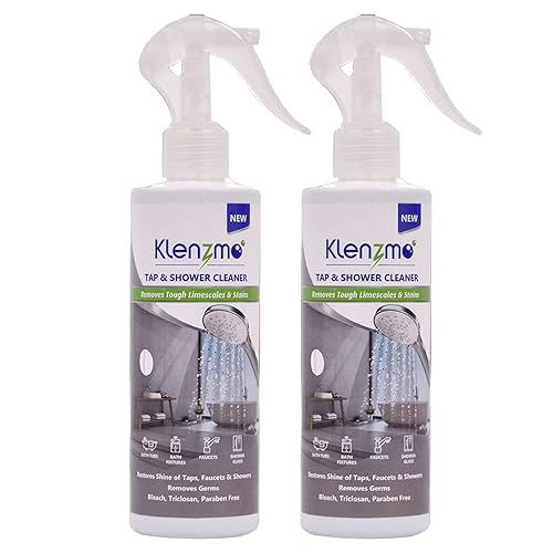 Klenzmo by Kleenest Eco-Friendly Hard Water Stain Cleaner – 270ml (Pack of 2) | Limescale & Stain Remover for Taps, Faucets, Basins & Showers