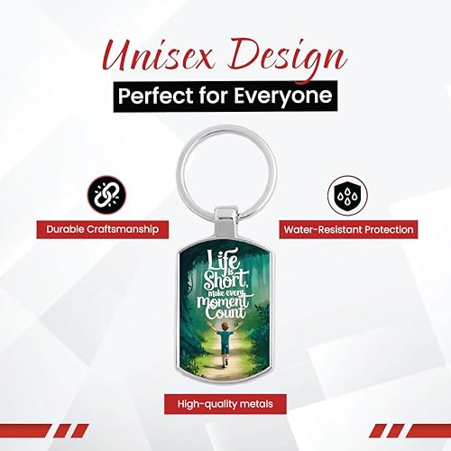Image of Premium Printed Metal Keychain for Men & Women | High-Definition Artwork Print | Durable Key Ring for Car, Bike, Home & Office Keys | Stylish Decorative Key Holder Gift