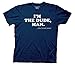 Big Lebowski I'm the Dude Man Men's Tee (Large, Navy Blue)