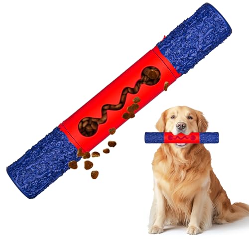 PETOPIA Dog Chew Toys for Large Dogs, Aggressive Chewers, Indestructible, Set (Blue&Red)