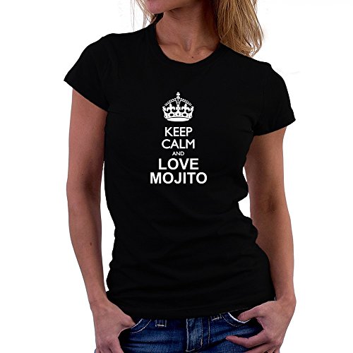 Teeburon Keep Calm And Love Mojito Maglietta Donna
