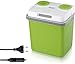 SEVERIN KB 2922 Frigorifero portatile 19 L da 58 W, Frigo portatile termoelettrico per raffreddamento e riscaldamento, Scatola frigo con classe energetica A++, Verde/grigio/bianco