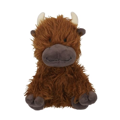 Rosewood Plüschkuh Hundespielzeug mit Seilkern