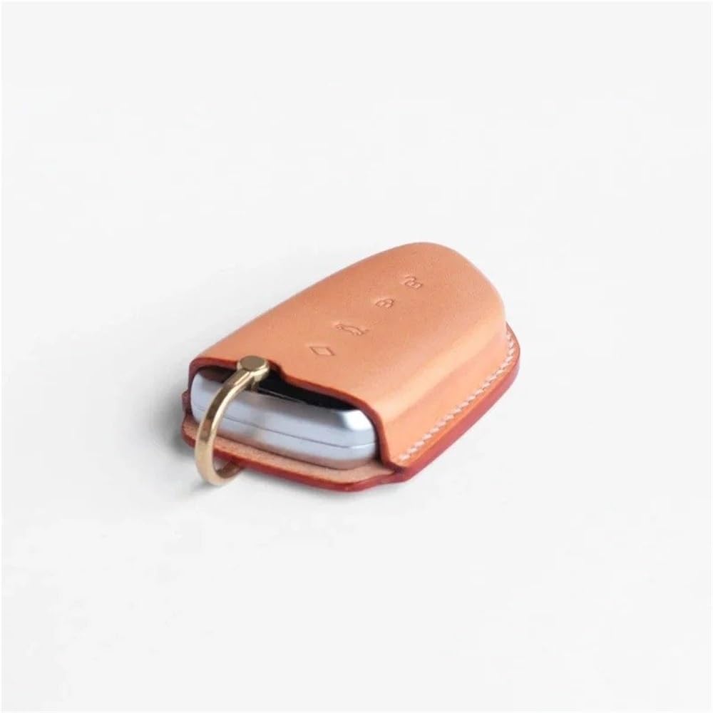 Funda para Llave de Coche Funda para Llave Personalizada Hecha a Mano, Apta para Ix3, Ix1, Ix2, ...4 y Ix3, Ix4. Funda para Llave con Textura Sencilla.