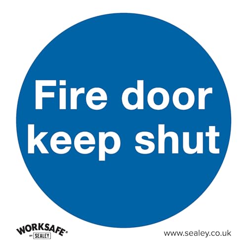 Panneau porte coupe-feu Keep Shut rigide Sealey SS1P10 pour affichage de sécurité x10