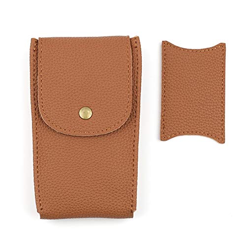 Coffrets cadeaux YZCIS : coffret montre en cuir véritable marron