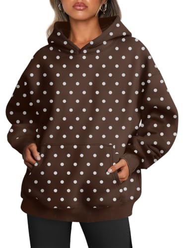 Image of Trendy Queen Women Oversized Hoodies Fall Outfits | Gentle Skin Feel, Aesthetic Drop Shoulder, Large Kangaroo Pocket, Seamless Daily Outfit Match