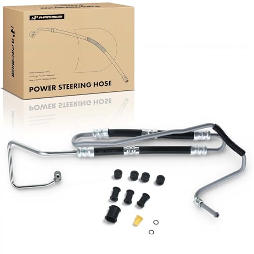 A-Premium Power Steering Pressure Hose Line Assembly Compatible with Jeep Grand Cherokee 2012 2014-2015 & Dodge Durango 2011-2015, V6 3.6L Flex, Pump To Gear
