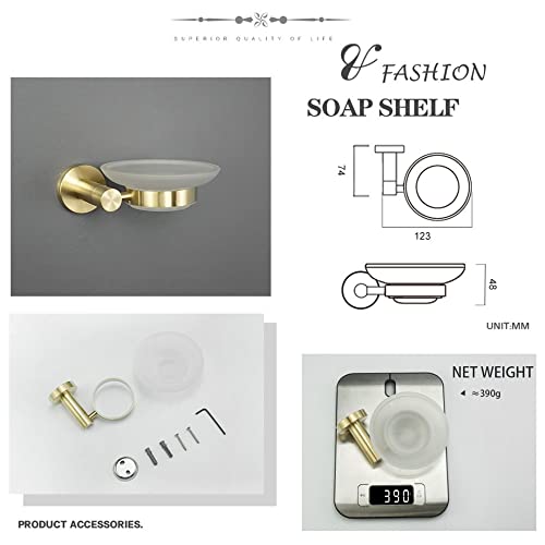 Porte-Savon mural inoxydable avec support rond pour un séchage rapide - 3