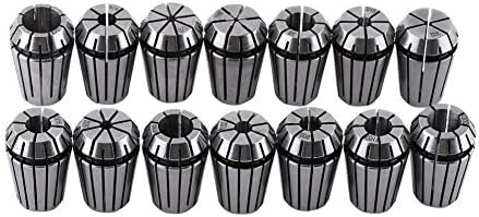 14pcs ER20 Spring Collet Set for CNC Engraving Machine and Milling Lathe Tool,1/16"~1/2"