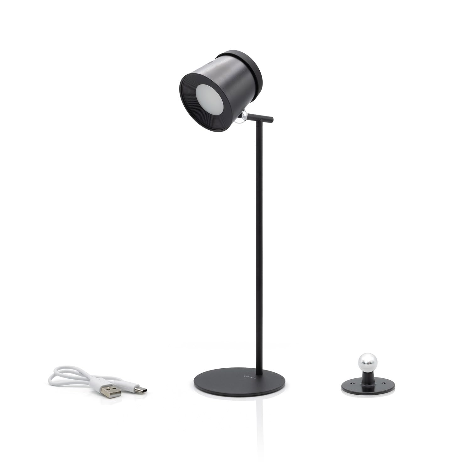 Auraglow Rechargeable Wall and Desk Lamps, Cordless Touch, 2 Pack