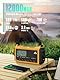 Notfallradio | 12000mAh Powerbank | Kurbelradio |Solar Radio mit Weltempfänger | AM/FM/SW, SOS, USB-C/Kopfhörer | IPX4 Regensicher, Taschenlampe & Leselampe | für Camping, Outdoor | Gelb