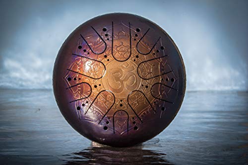 Tank Drum Kosmosky 12" (30 cm) KSY-129 "Om" F# major/Hand Pan/Steel Drum/Tongue drum/Singing bowl/X`[h