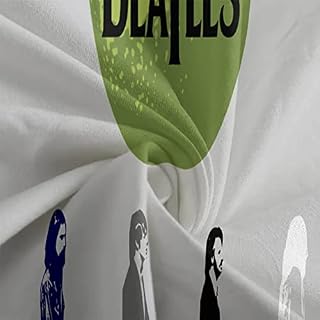 The Beatles Ensemble De Literie Imprimé en 3D Groupe de Rock Parure De Lit Housse De Couette Rock ‘n’ Roll,Sets De… - Les Beatles, Paul McCartney, John Lennon, RIngo Starr, George Harrison The Beatles Ensemble De Literie Imprimé en 3D Groupe de Rock Parure De Lit Housse De Couette Rock 'n' Roll,Sets De… – Image 6