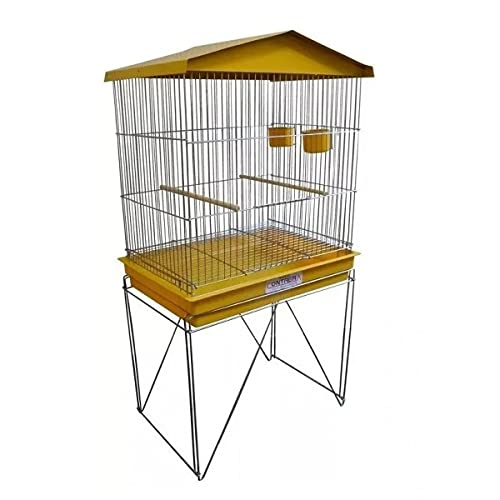 Mini Viveiro e Gaiola para Calopsita Maritaca Canário Cocota Amarelo