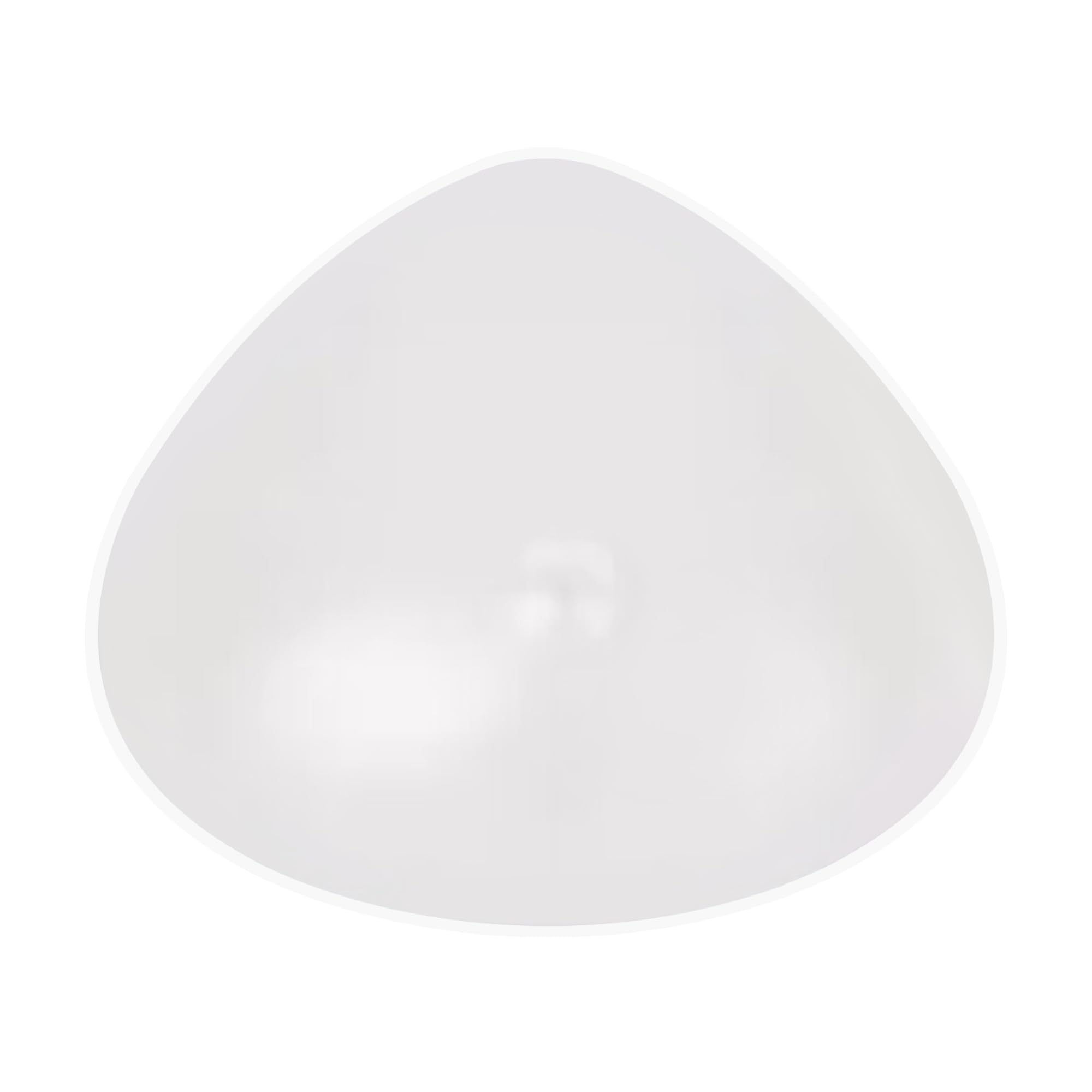 Silicone Breast Form Triangle Mastectomy Prosthesis Concave Bra Pad Enhancer Insert for Swimming Hot Spring, One Piece