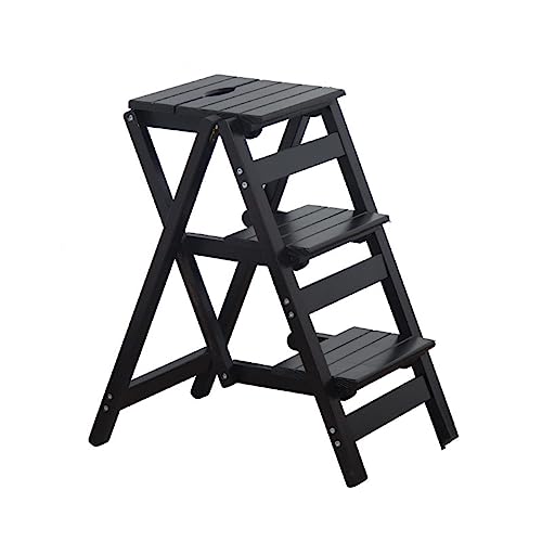 Tabouret en bois plié portable idéal pour la cuisine et la salle de bain au quotidien