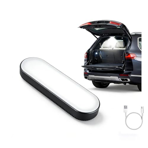 YJXSD Car Trunk Light for Kia Sportage Hybrid 2022-2023 2024 2025 2026 Magnetic Rechargeable Lights USB Rechargeable Reading Light Touch Switch Ambient Light