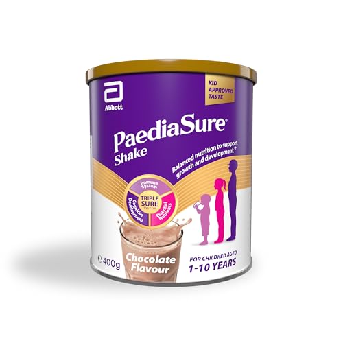PaediaSure Shake – Chocolate Flavour – 400g – Balanced Nutritional Supplement Drink – Multivitamin for Kids – With Protein, Carbohydrates & Minerals – Supports Growth & Development – Vegetarian