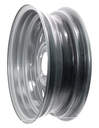 2-Pack Ecustomhitch Trailer Wheel Rim 15X5 5 On 5 Modular Silver 15 In. Mod #TOP4