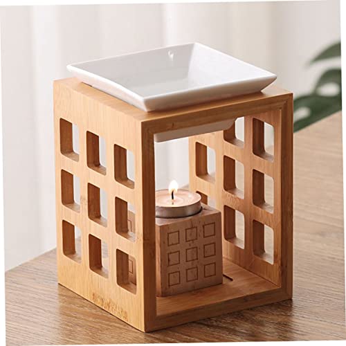 Brûleur à huile parfumée en céramique TOPBATHY, diffuseur de cire de qualité - 5