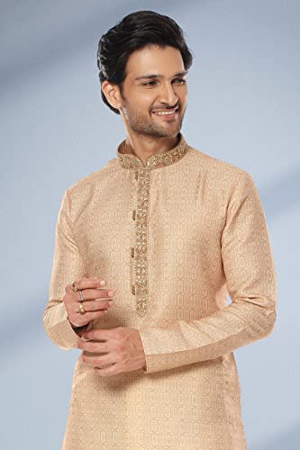 Indian Pakistani Men's Tunic Cotton Party Festive Ethnic Wear Kurta Pajama Dress Set2