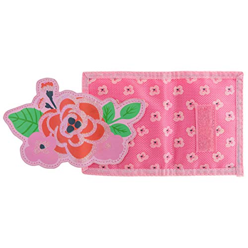 Image of Stephen Joseph, Kids Wallet, Tri-Fold Bi-Fold Wallet for Boys & Girls with Zipper Coin Pocket, Durable Polyester Small Wallet for Kids, Cute Designs for School & Travel, Floral