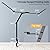Micomlan 36W Bright Led Desk Lamp with Clamp, 47 Inches Long Architect Desk Lamp Home Office, Dimmable Desk Light with Remote Adjustable Monitor Light Bar Tall Office Light for Computer Table Desktop