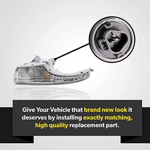 Upparts Turn Signal Light Assembly For 2013 2014 2015 2016 2017 2018 Nissan Altima S Sl Sv - Front Turn Signal Light Fits Passenger Side - Corner Light Replacement Includes Lens, Housing, Bulb #TOP6